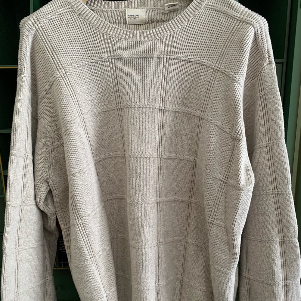 Arrow sweater, beige, XL